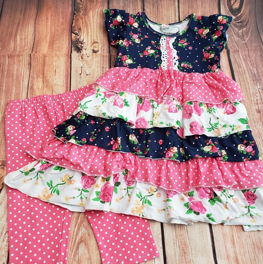 Girls capri set